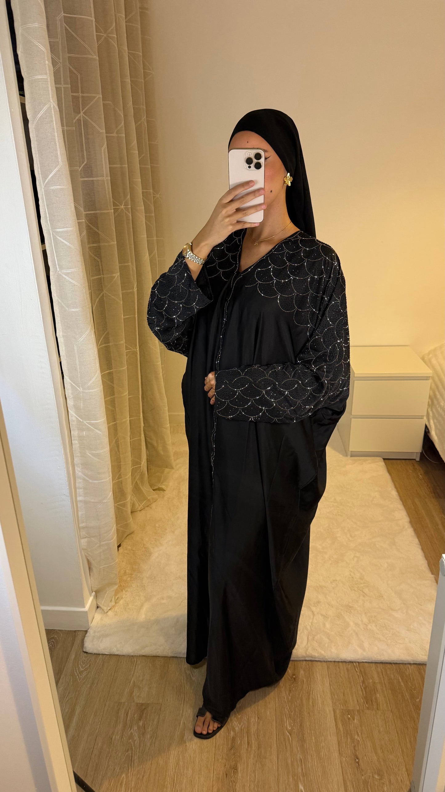 Abaya Farasha (noir)