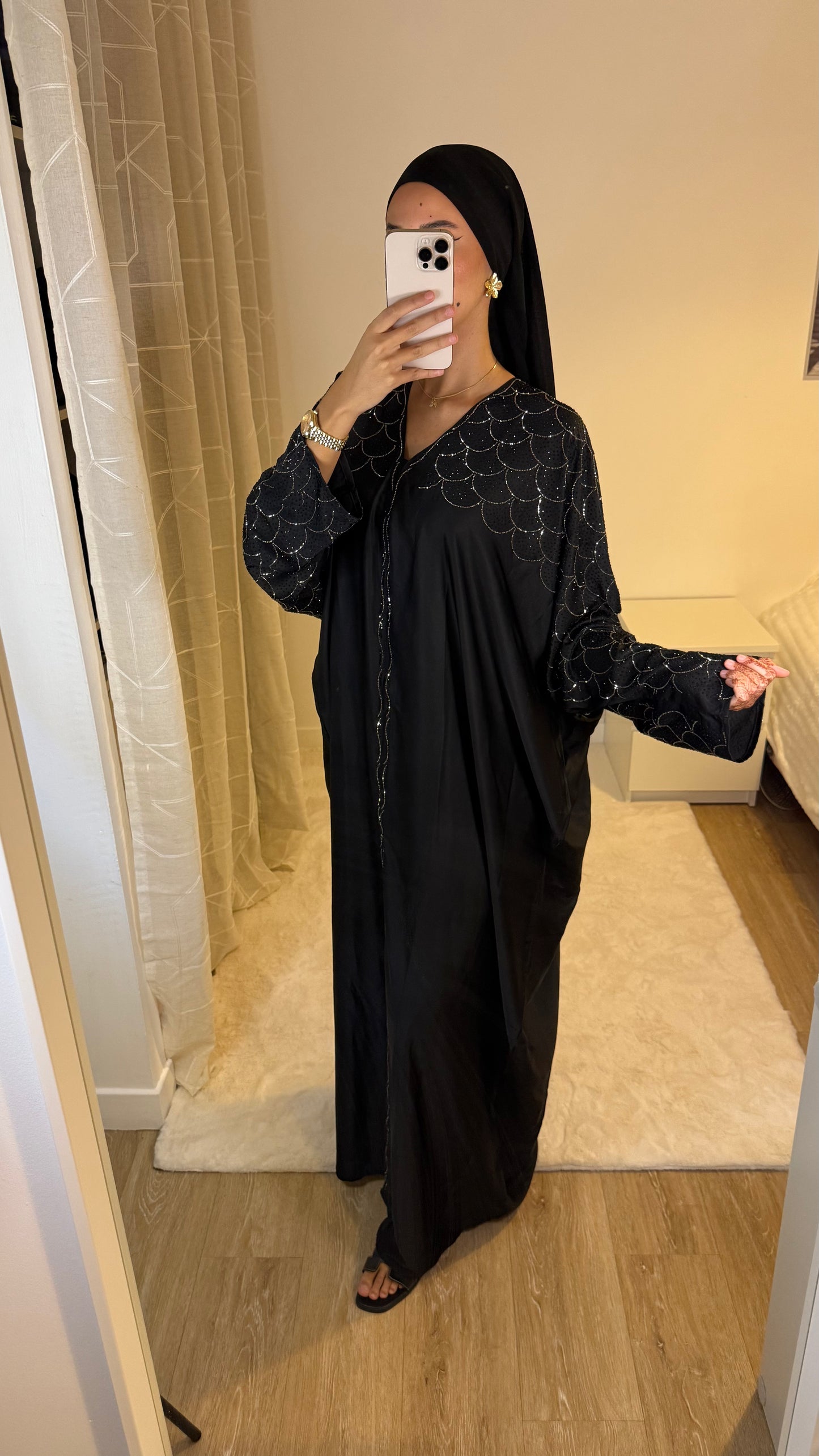 Abaya Farasha (noir)
