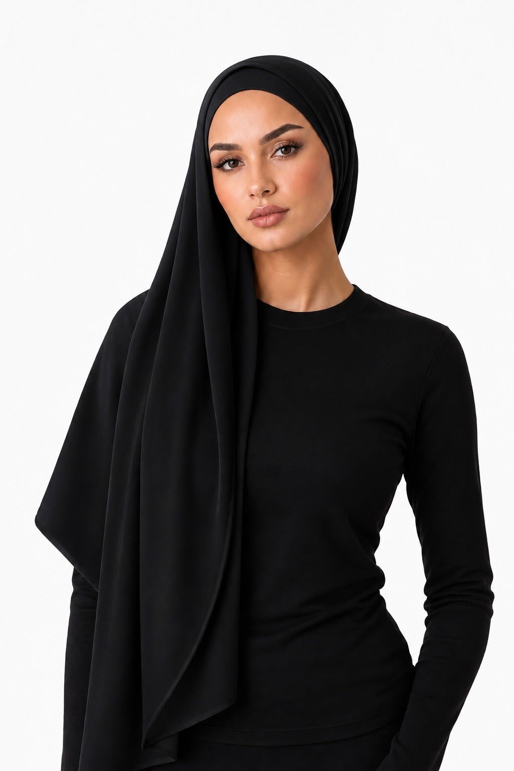 Voile Jersey Liquid Premium Noir