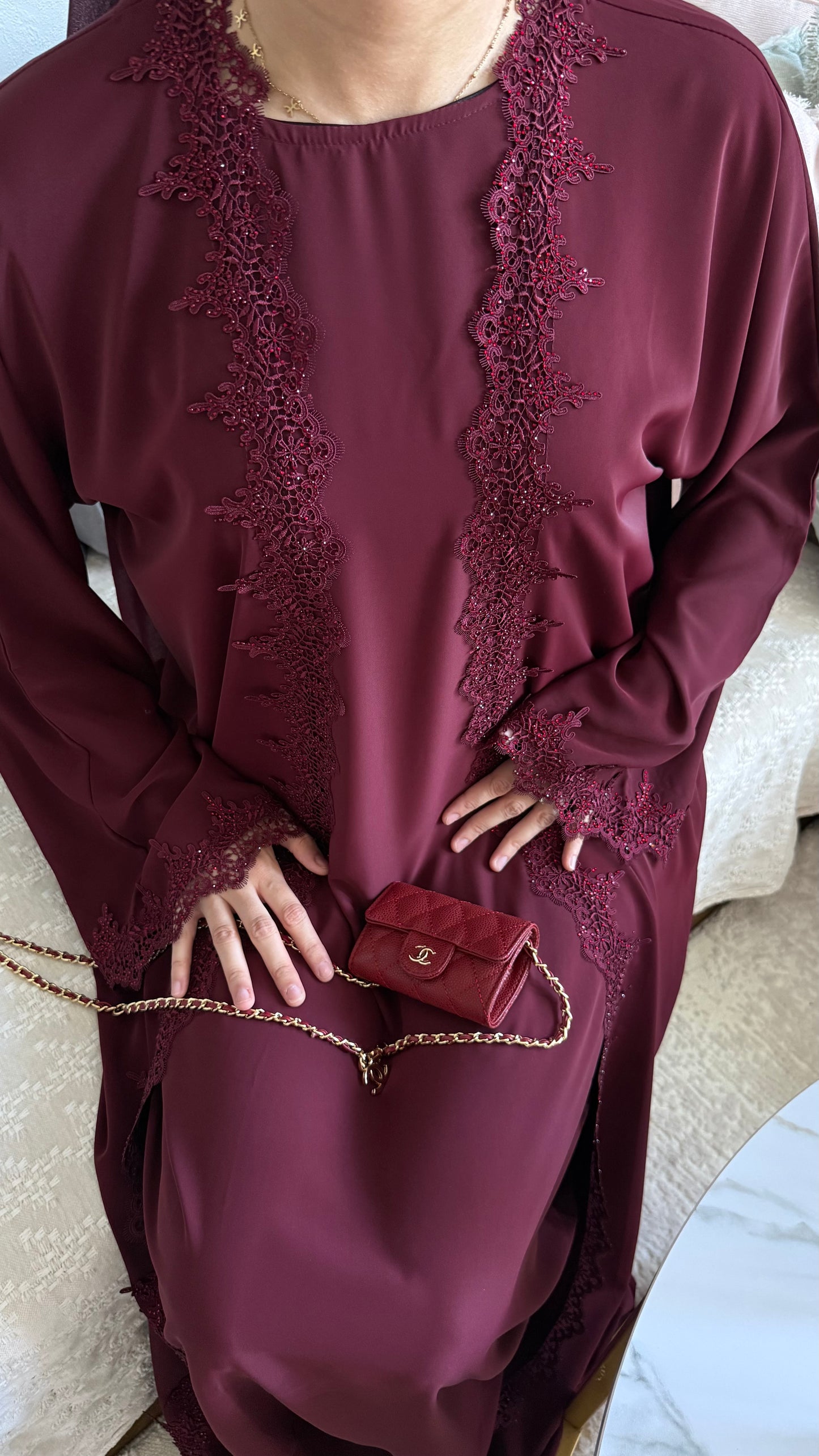 Abaya Layali Grena